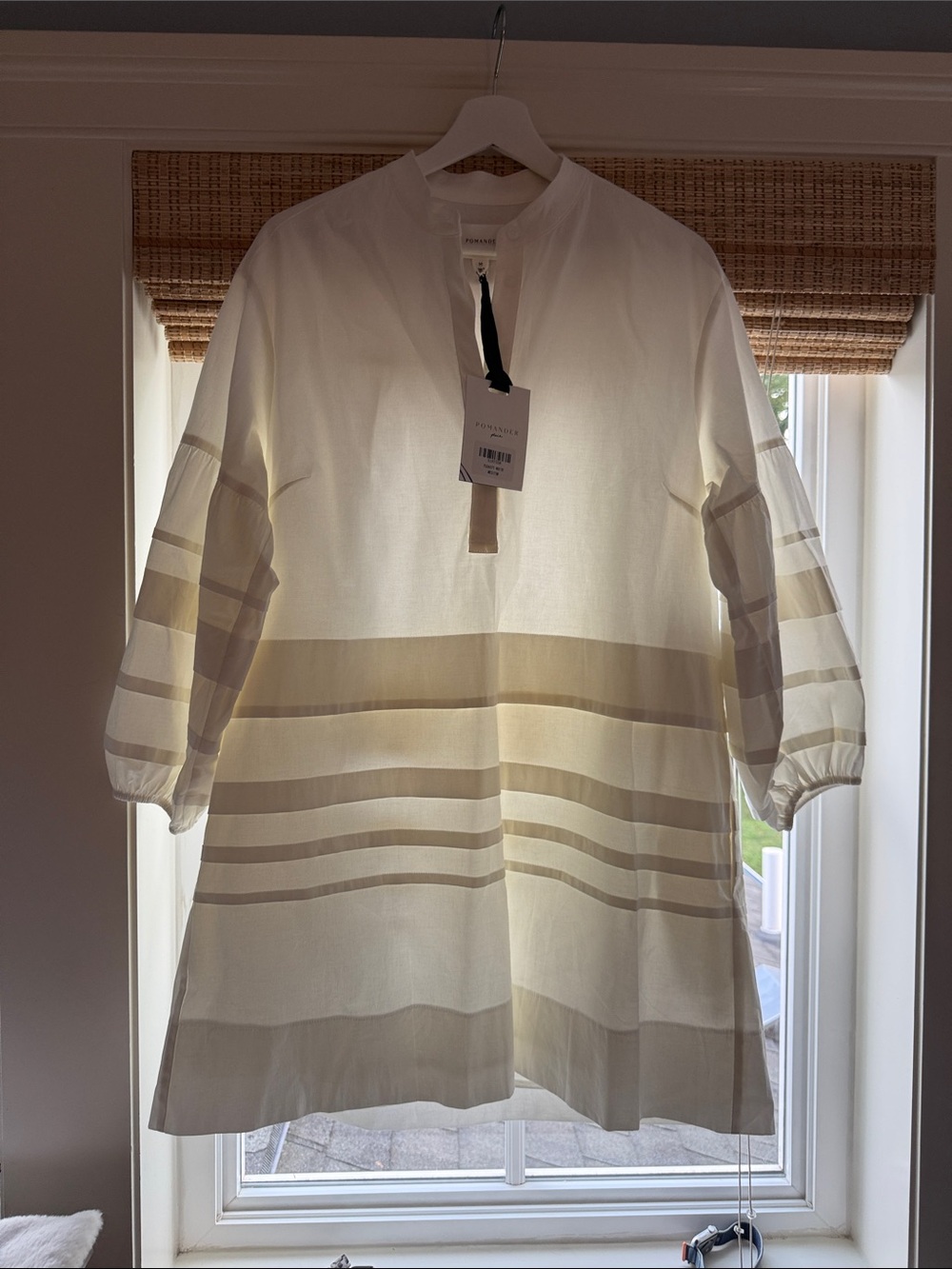 Tuckernuck White Tiered Puff-Sleeve Chelsea Tunic Dress, NWT - Picture 2 of 3